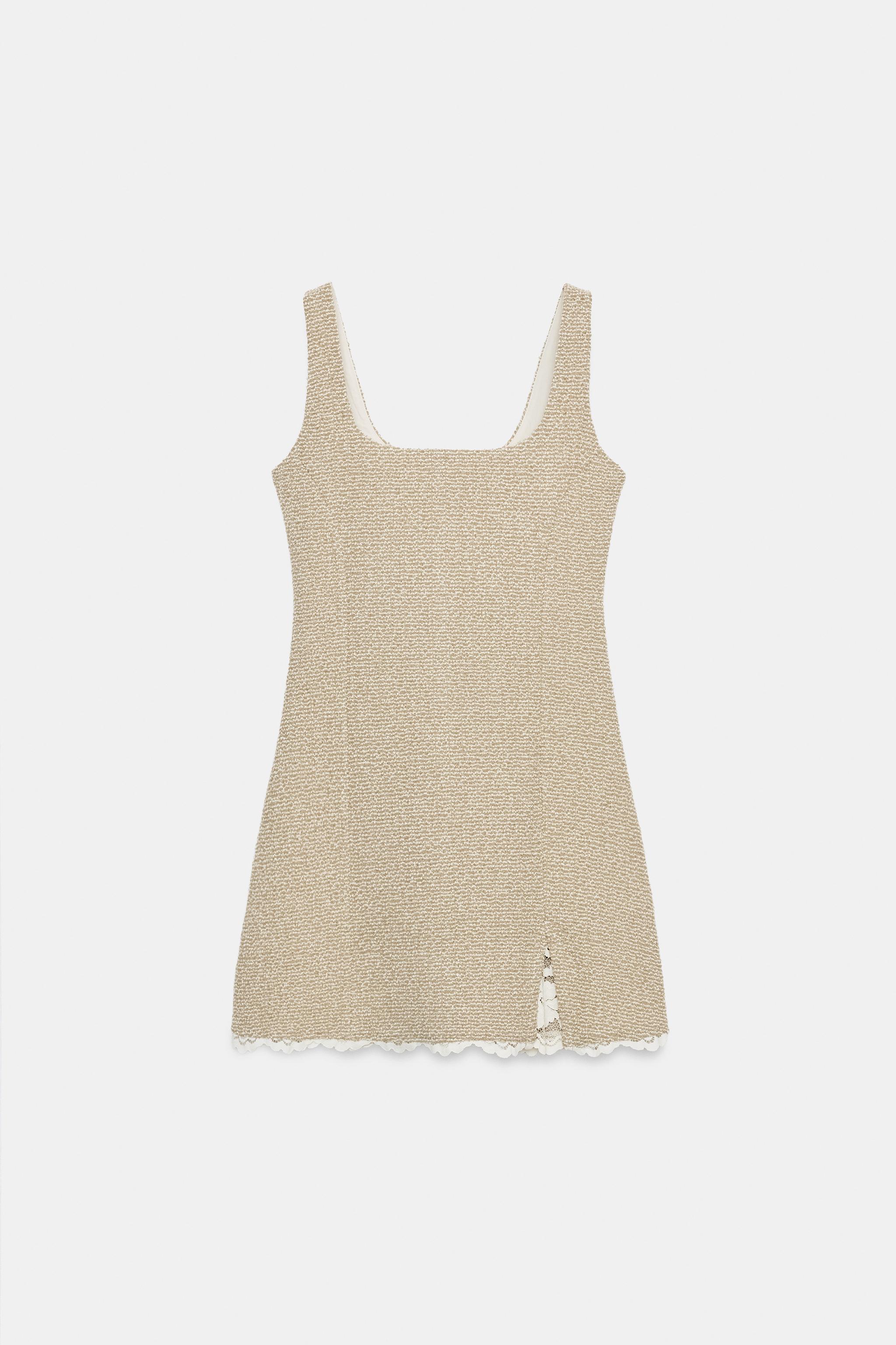 SHORT TEXTURED DRESS